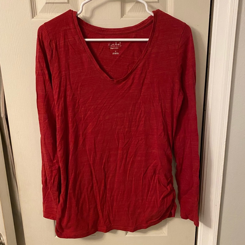 Long Sleeve Maternity Tee